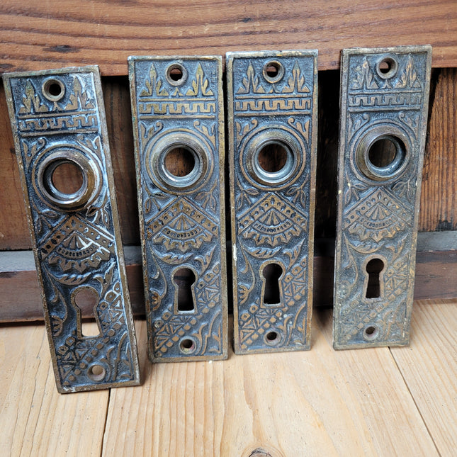 1890s Victorian Brass Door Hardware