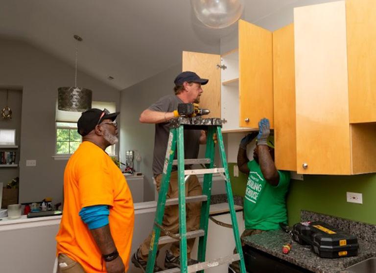 Remove kitchen furniture